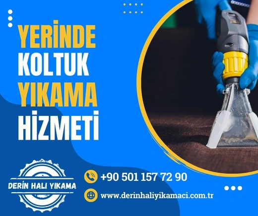 Balıkesir Yerinde Koltuk Yıkama Afişi